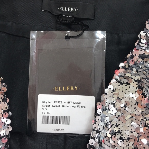 Ellery Sequin Wide Leg Trousers - Picture 10 of 14